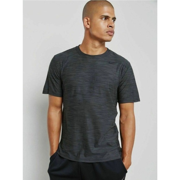 Nike‎ Dri-FIT Training T-Shirt Athletic Gym Workout Top Gray Size XXL - Picture 1 of 7